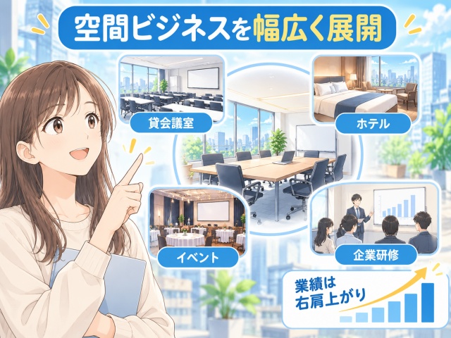 TKPの貸会議室・ホテル・イベント事業の広がり